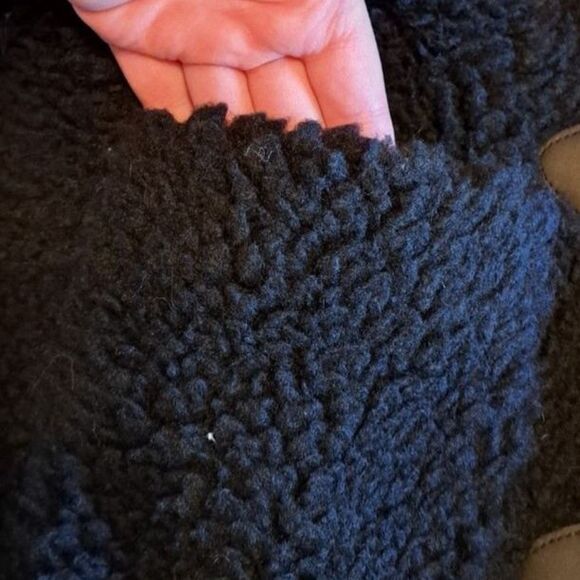 New Tommy Hilfiger Black Sherpa Toggle & Zip Lined Jacket Size XS MSRP $159 - Picture 4 of 16